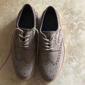 Men’s14th & Union Suede Dress Wingtip Oxford Sz 7M